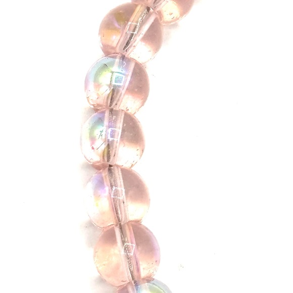 Hand Crafted Pink Beaded Bracelet with Flower Charm - Picture 7 of 11